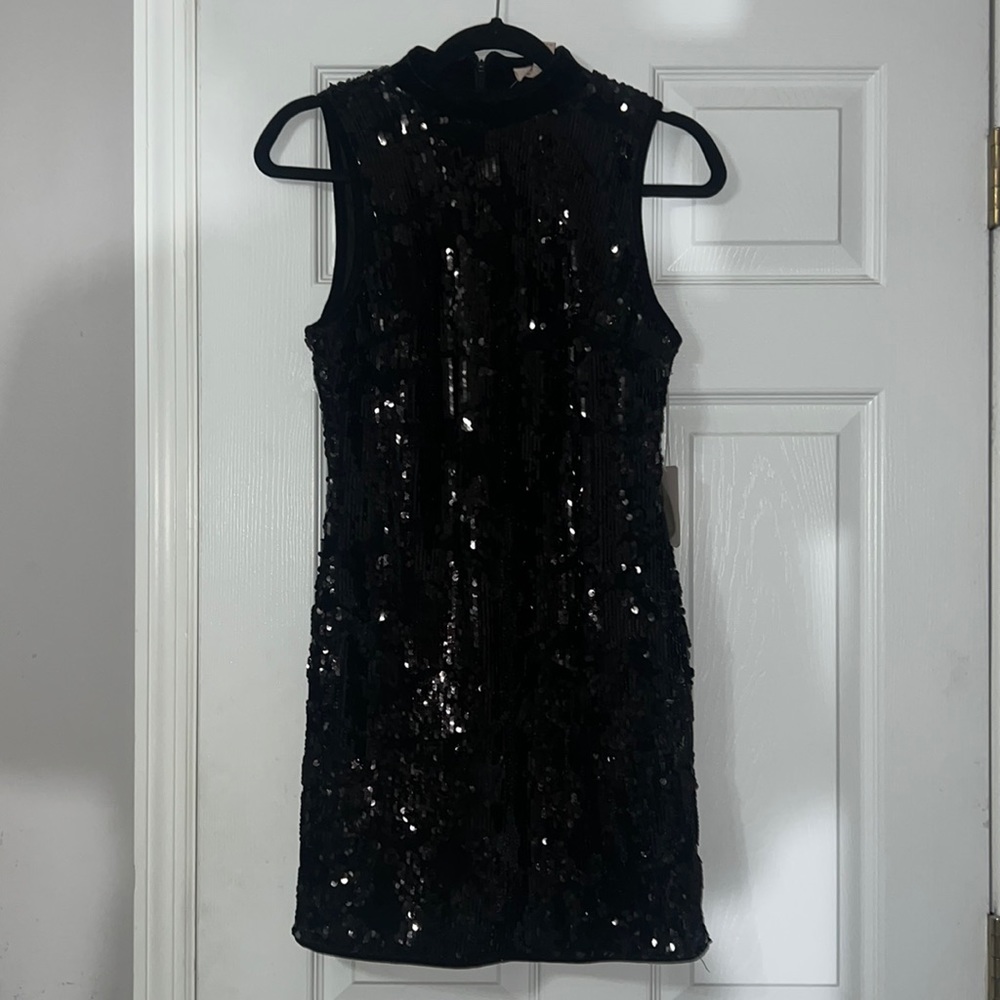 Velvet Sequins Dress